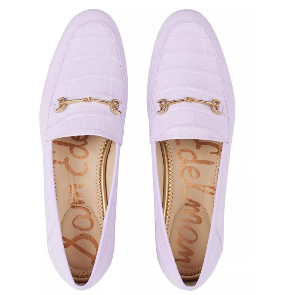 Sam Edelman Loraine Bit Loafer. Sz 7.5M. Misty Lilac, crocodile prnt. Never worn - Picture 2 of 14